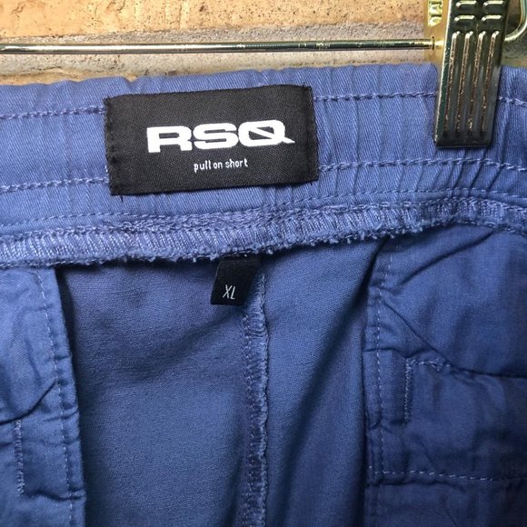 *NEW* Tillys Mens RSQ Pull on Blue Shorts Size X-Large XL Pockets - Picture 6 of 6